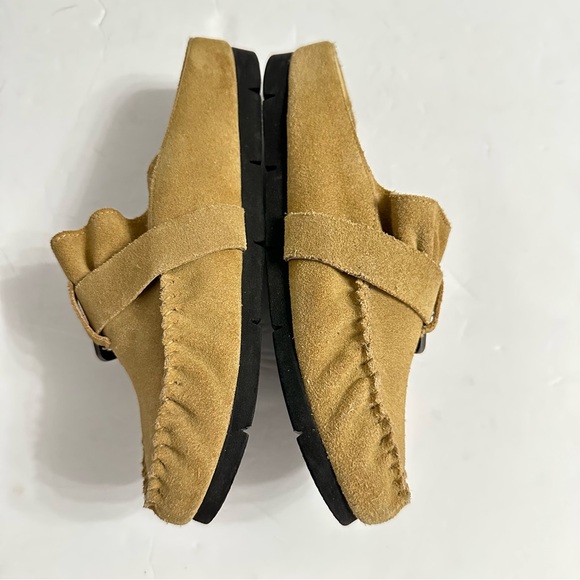 Free People After Riding Mule Loafers
Women's 6.5 Brown Buckle Slip-On Boho Cozy - Picture 6 of 11